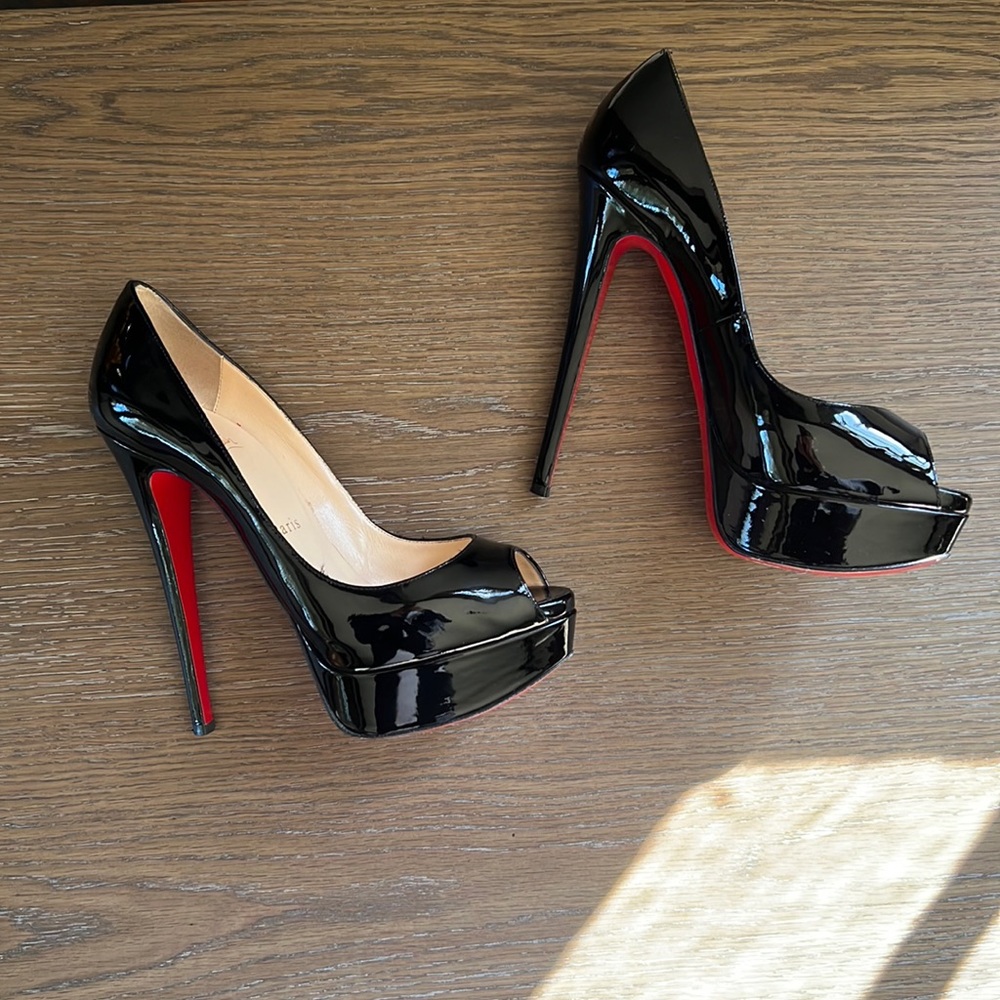 Christian Louboutin Lady Peep Patent Calf 36.5 - Picture 10 of 16